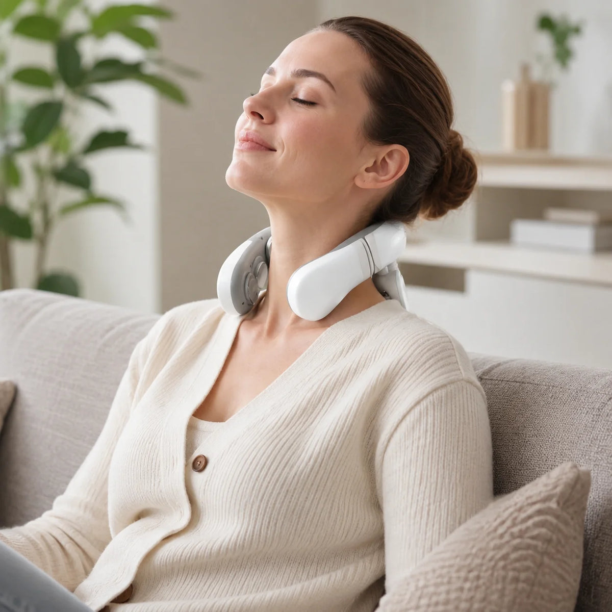 Neck Massager Pulse Therapy & Heat Nine Levels