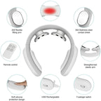 Neck Massager Rechargeable Heat & Vibration Lightweight