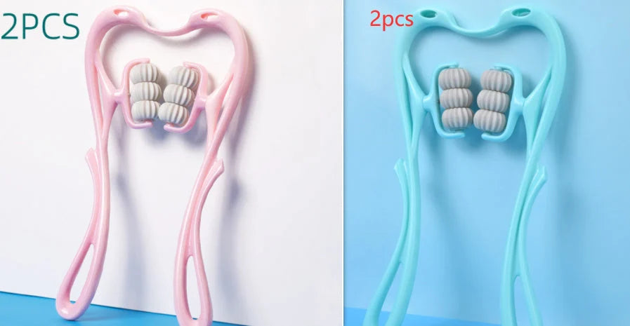 Neck Massager Six-Roller Deep-Tissue Removable Balls