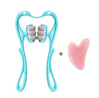 Neck Massager Six-Roller Deep-Tissue Removable Balls
