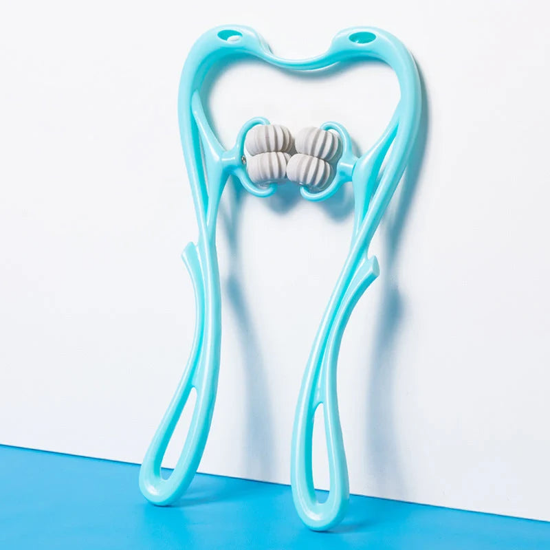Neck Massager Six-Roller Deep-Tissue Removable Balls