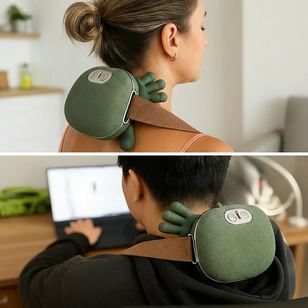 Neck Massager Wireless Rechargeable Heat & Vibration