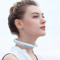 Neck Massager Wireless Rechargeable Heat & Vibration Contoured Collar