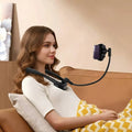 Neck Phone Holder 14-Inch Aluminum Core & Silicone Pad