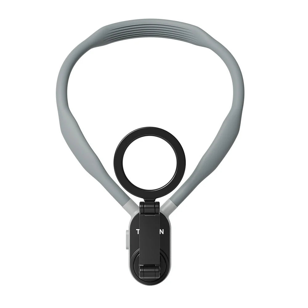 Neck Phone Mount Magnetic Quick-Release Silicone Comfort Strap