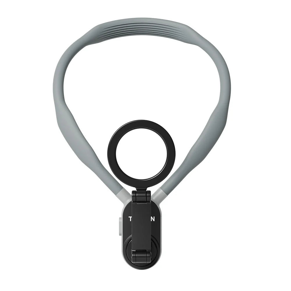 Neck Phone Mount Magnetic Quick-Release Silicone Comfort Strap