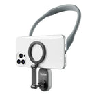 Neck Phone Mount Magnetic Quick-Release Silicone Comfort Strap