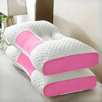 Neck Pillow Adjustable Ergonomic Support Machine-Washable Cover