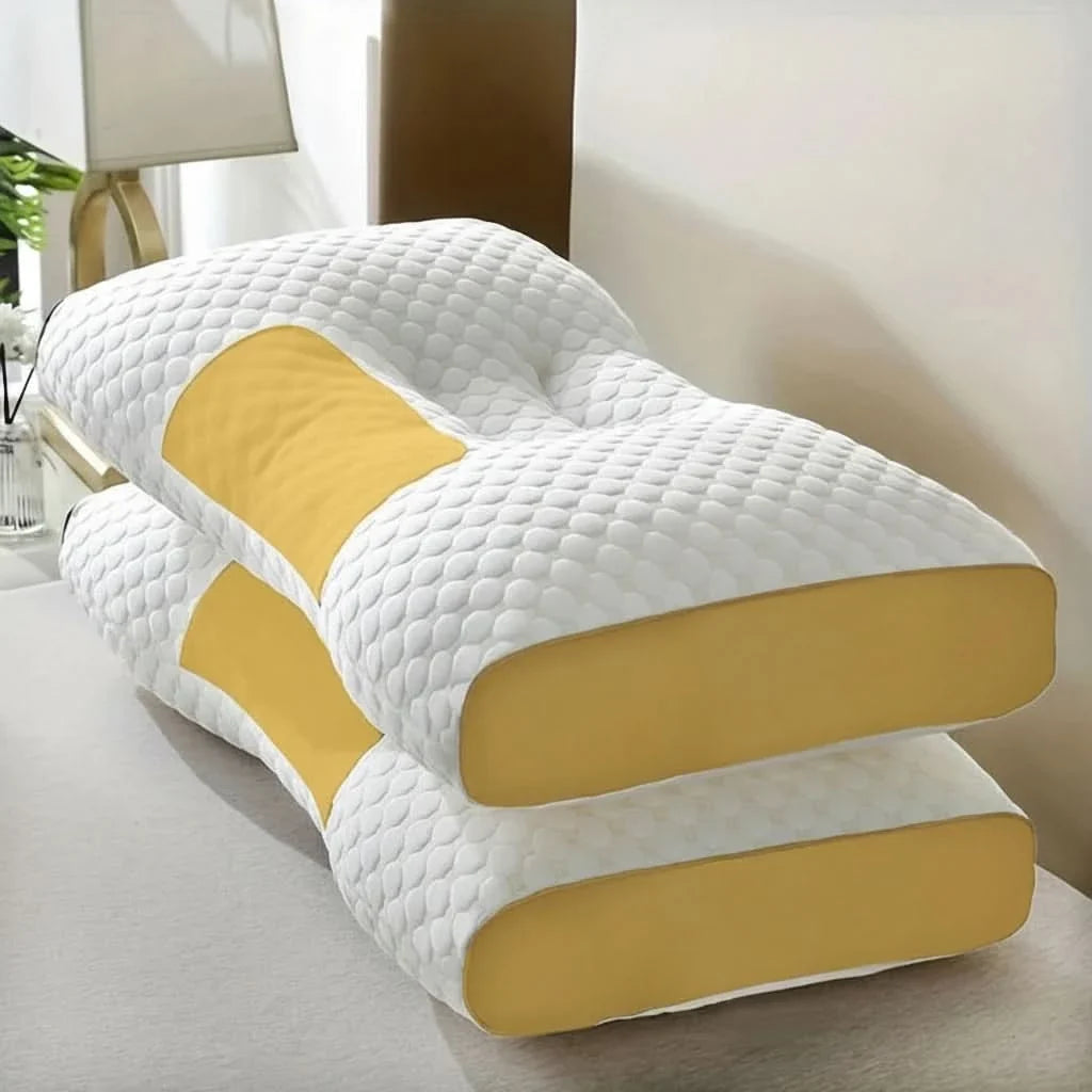Neck Pillow Adjustable Ergonomic Support Machine-Washable Cover