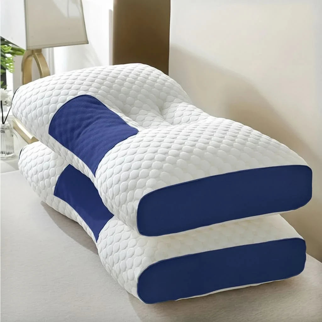 Neck Pillow Adjustable Ergonomic Support Machine-Washable Cover