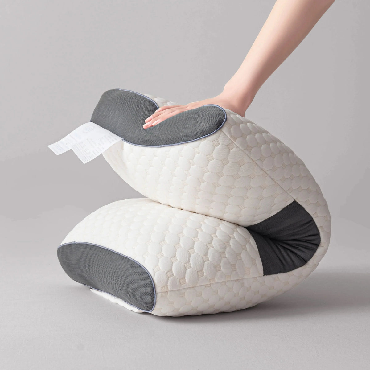 Neck Pillow Adjustable Ergonomic Support Machine-Washable Cover