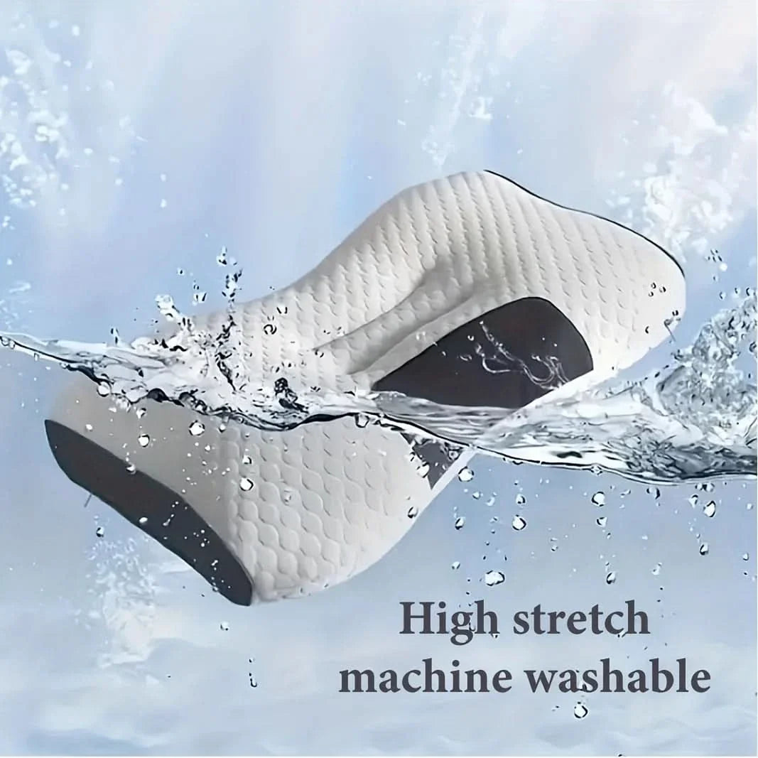 Neck Pillow Adjustable Ergonomic Support Machine-Washable Cover