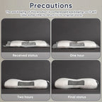 Neck Pillow Adjustable Ergonomic Support Machine-Washable Cover