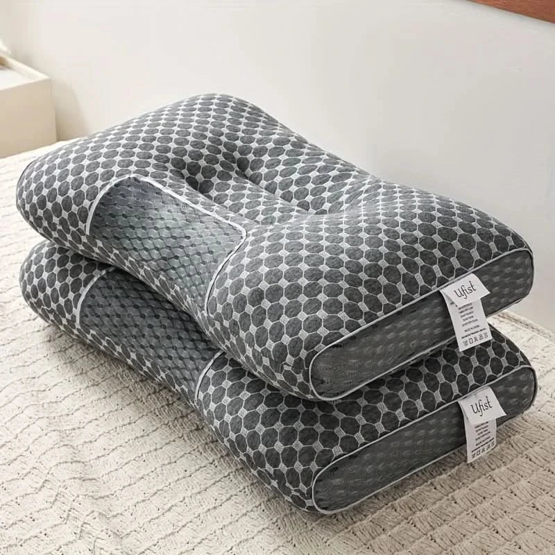 Neck Pillow Adjustable Ergonomic Support Machine-Washable Cover