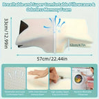 Neck Pillow Contoured Memory Foam Breathable Cover