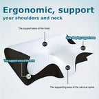 Neck Pillow Contoured Memory Foam Breathable Cover