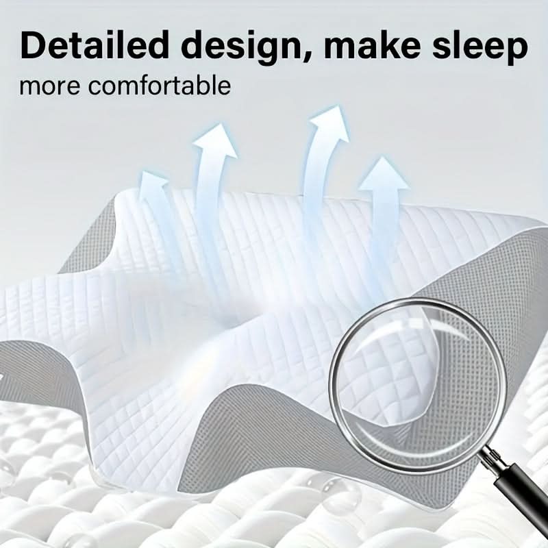 Neck Pillow Contoured Memory Foam Breathable Cover