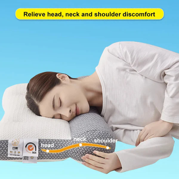 Neck Pillow Ergonomic Contour Cervical Support Machine Washable