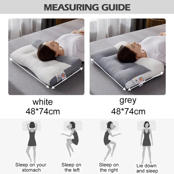 Neck Pillow Ergonomic Contour Cervical Support Machine Washable