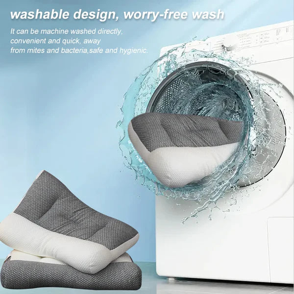 Neck Pillow Ergonomic Contour Cervical Support Machine Washable