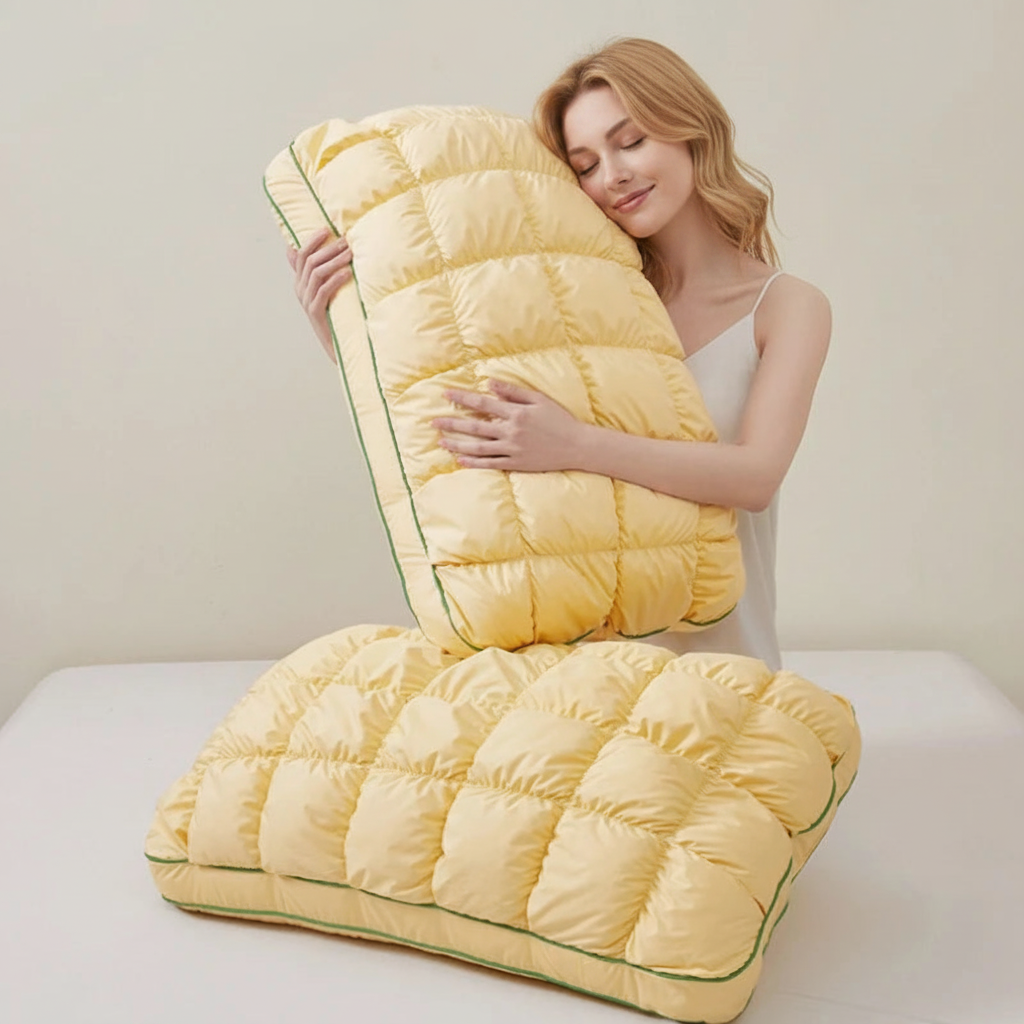 Neck Pillow Ergonomic Plush Cotton Machine Washable