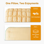 Neck Pillow Ergonomic Plush Cotton Machine Washable