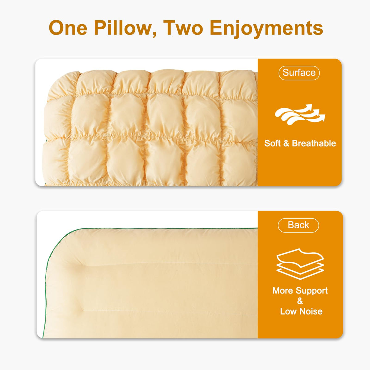 Neck Pillow Ergonomic Plush Cotton Machine Washable