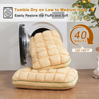 Neck Pillow Ergonomic Plush Cotton Machine Washable