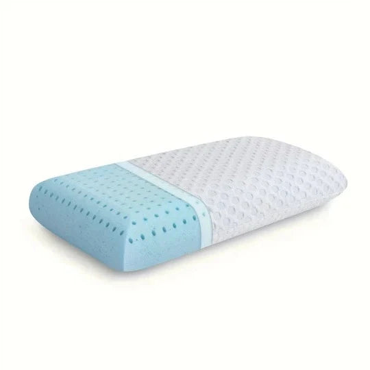 Neck Pillow Gel-Infused Memory Foam Cooling & Contouring Support