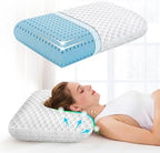 Neck Pillow Gel-Infused Memory Foam Cooling & Contouring Support