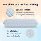 Neck Pillow Gel-Infused Memory Foam Cooling & Contouring Support