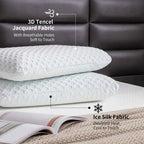 Neck Pillow Gel-Infused Memory Foam Cooling & Contouring Support