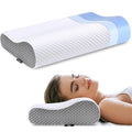 Neck Pillow Wave-Shaped Memory Foam & Breathable Cover