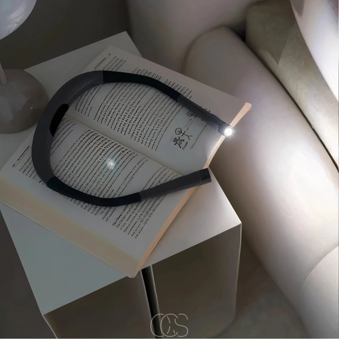 Neck Reading Light Warm-To-Cool Dimmable USB-C Rechargeable