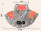 Neck & Shoulder Heat Wrap Carbon Fiber USB Powered
