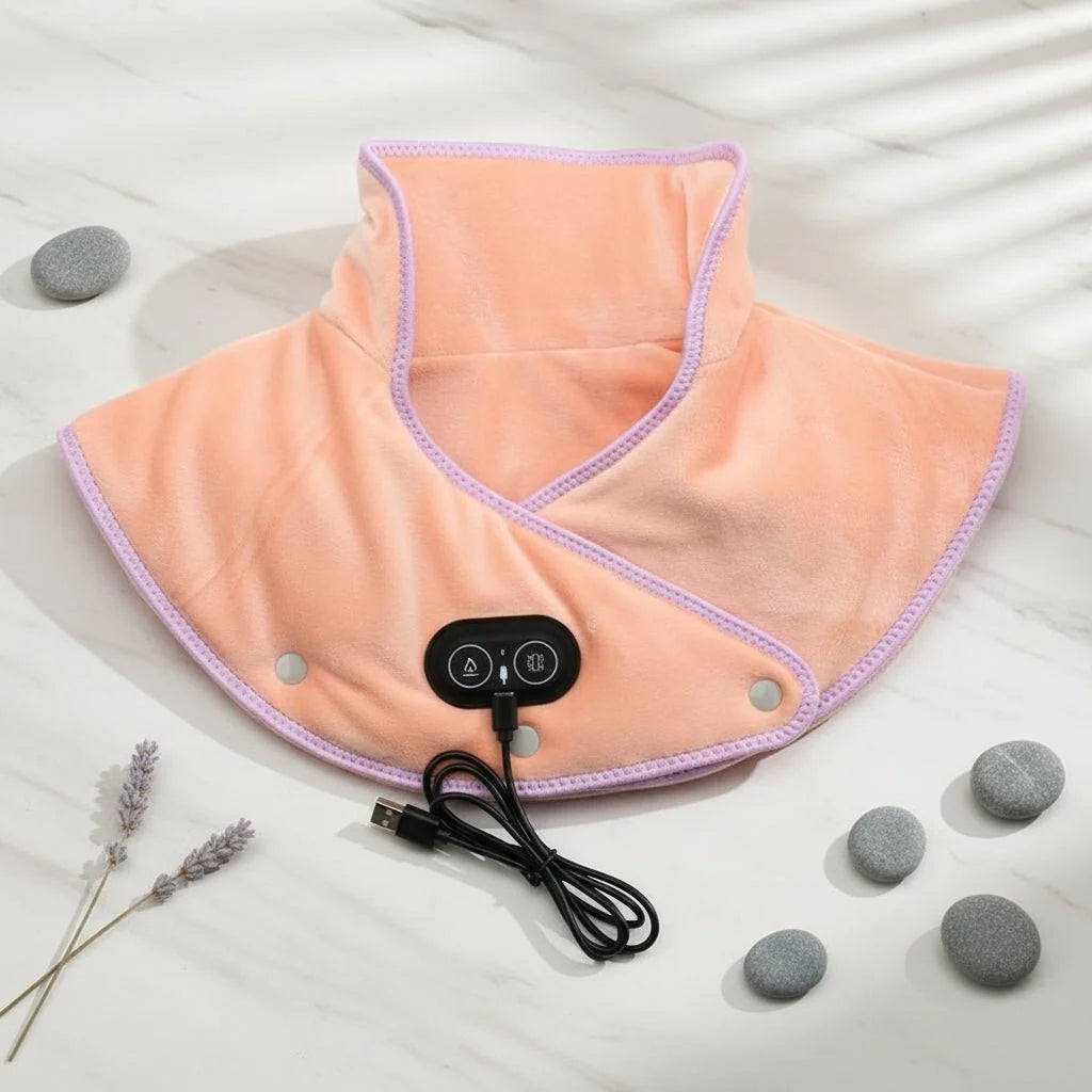 Neck & Shoulder Heating Pad Carbon Fiber Heating Vibration