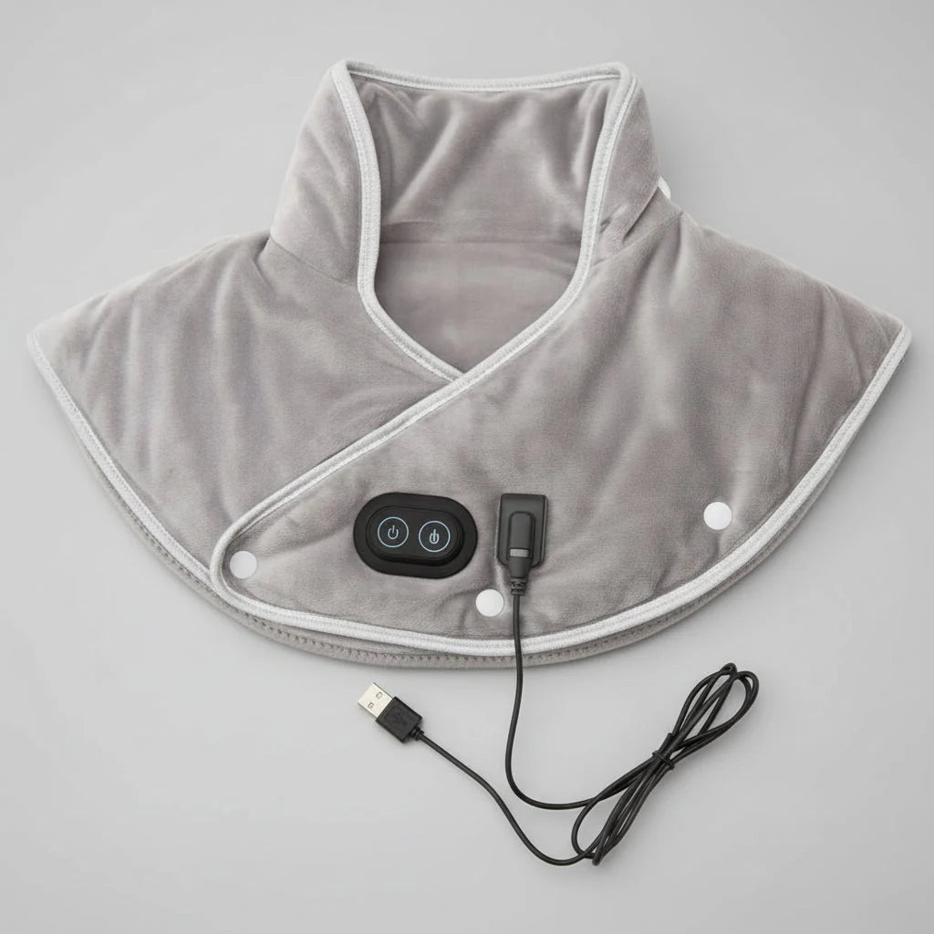 Neck & Shoulder Heating Pad Carbon Fiber Heating Vibration