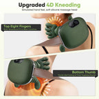 Neck & Shoulder Massager Deep Kneading Heat 3 Modes