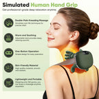 Neck & Shoulder Massager Deep Kneading Heat 3 Modes