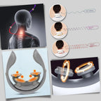 Neck & Shoulder Massager Deep-Kneading Heat Rechargeable
