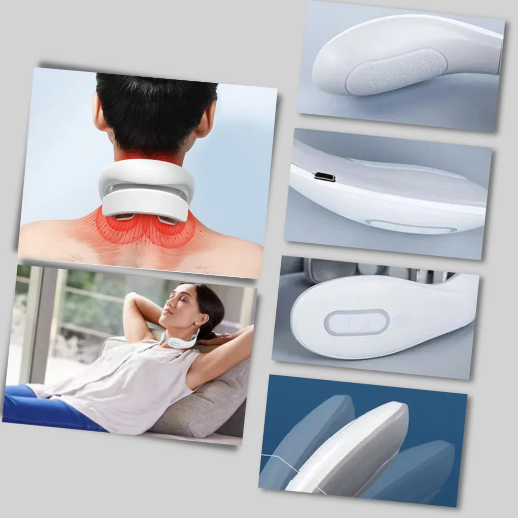 Neck & Shoulder Massager Deep-Kneading Heat Rechargeable