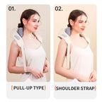 Neck & Shoulder Massager Shiatsu Heat Wireless Rechargeable