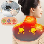 Neck & Shoulder Massager USB-Powered Heat & Vibration