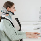 Neck Stretcher Adjustable 26-Degree Air Columns Portable