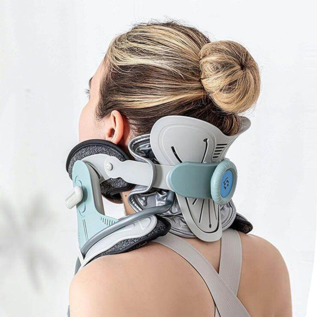 Neck Stretcher Adjustable 26-Degree Air Columns Portable
