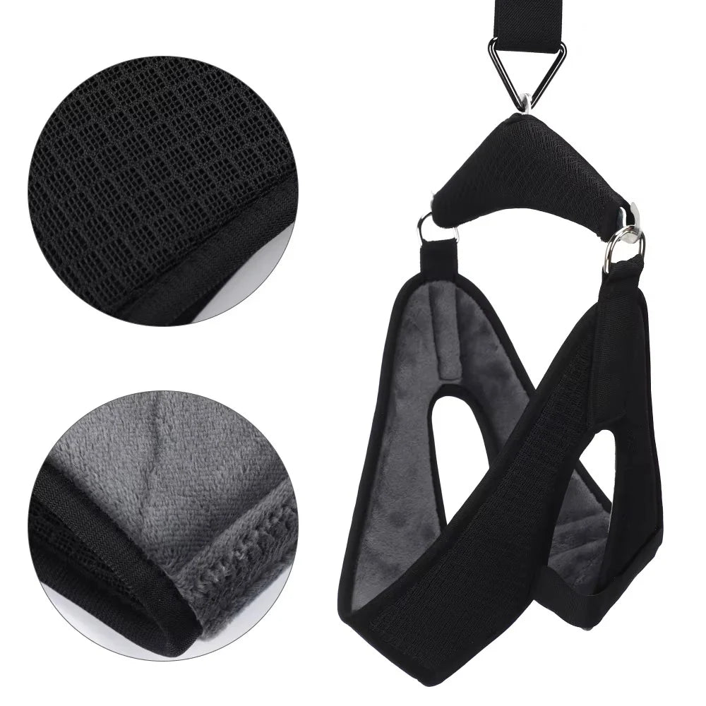 Neck Stretcher Gravity-Assisted Door Mount & Adjustable Straps