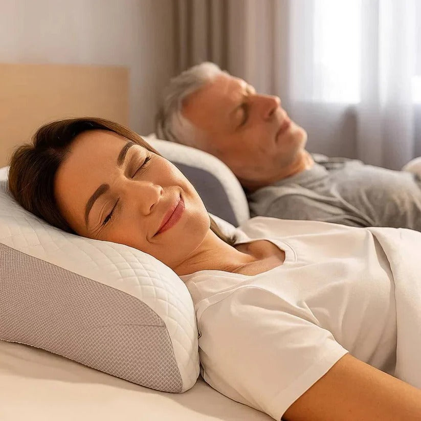 Neck Support Pillow Adaptive Memory Foam Breathable Cover