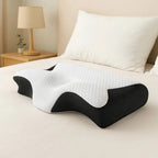 Neck Support Pillow Adaptive Memory Foam Breathable Cover