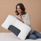 Neck Support Pillow Ergonomic Contour Firm Core
