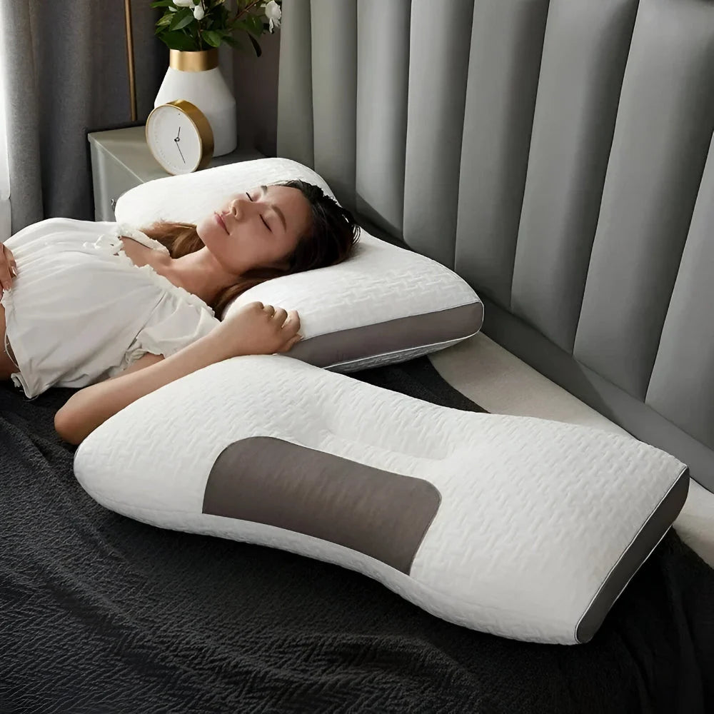 Neck Support Pillow Ergonomic Contour Firm Core